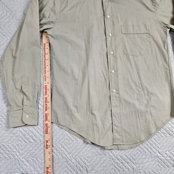 VTG Yves Saint Laurent Mens Button Up Long Sleeve Dress Shirt SIZE: 15.5/34-35 - Picture 3 of 9